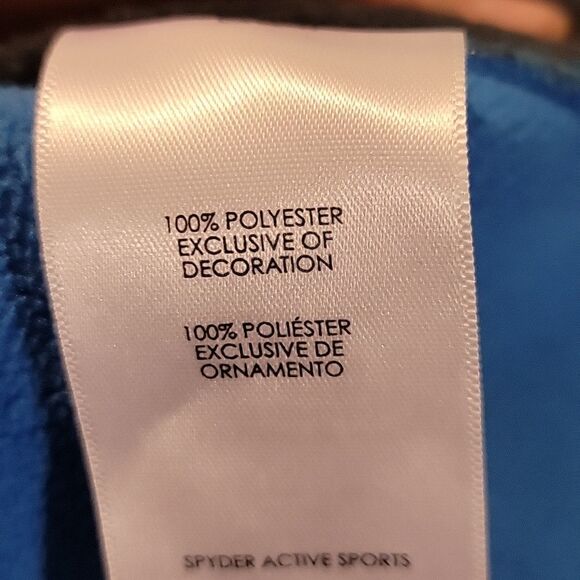 Spyder Blue & Orange Heavy Jacket sz Medium - Picture 5 of 5